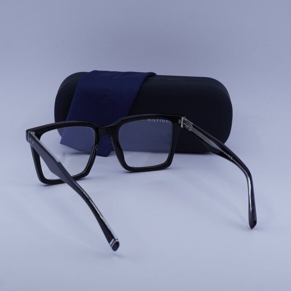 Tommy Hilfiger TH2067/S 0807 T4 Square Sunglasses – Black/Silver Mirror - Picture 6 of 11